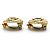 Chanel Boucles d'oreilles clips rondes spirales Coco Mark GP Doré - vue 6