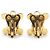 Boucles d'oreilles Céline Triomphe dorées - vue 2