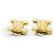 Boucles d'oreilles Céline Triomphe dorées - vue 5