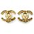 Chanel Orecchini a clip con logo CC D'oro - vista 2