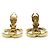 Chanel Orecchini a clip con logo CC D'oro - vista 7