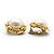 Chanel Orecchini a clip rotondi in perle artificiali vintage Bianco D'oro - vista 4