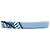 Hermès Eclipse Haarspange aus Seide GM Palladium Silver Blau
