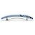 Hermès Eclipse Haarspange aus Seide GM Palladium Silver Blau - Ansicht 4