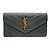 Yves Saint Laurent Cartera larga YSL Cassandra Matelassé Negro