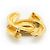 Chanel Broche CC Matelassé GP Dourado - vista 11
