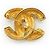 Chanel Broche CC Matelassé GP Dourado - vista 2