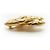 Chanel Broche CC Matelassé GP Dourado - vista 3