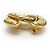 Chanel Broche CC Matelassé GP Dourado - vista 4