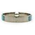 Hermès Brazalete Clic Clac H GM Plata Azul - vista 4