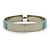 Hermès Brazalete Clic Clac H GM Plata Azul - vista 8