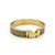 Hermès Clic Clac H Bracelet Marron Glace PM Golden Grau