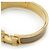 Hermès Clic Clac H Bracelet Marron Glace PM Golden Grau - Ansicht 11