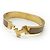 Hermès Clic Clac H Bracelet Marron Glace PM Golden Grau - Ansicht 15