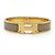 Hermès Clic Clac H Bracelet Marron Glace PM Golden Grau - Ansicht 2