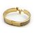 Hermès Clic Clac H Bracelet Marron Glace PM - vue 16