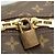 Louis Vuitton Monogram Keepall 55 Braun Canvas Leder - Ansicht 12