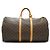 Louis Vuitton Monogram Keepall 55 Braun Canvas Leder - Ansicht 2