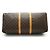 Louis Vuitton Monogram Keepall 55 Braun Canvas Leder - Ansicht 5