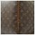 Louis Vuitton Monogram Keepall 55 Braun Canvas Leder - Ansicht 7