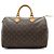 Louis Vuitton Monogram Speedy 35 Marron Cuir - vue 2
