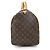 Louis Vuitton Monogram Keepall 50 Marrón Lona y Cuero Castaño - vista 3