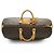 Louis Vuitton Monogram Keepall 50 Marrón Lona y Cuero Castaño - vista 8