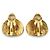 Chanel Boucles d'oreilles clips Coco Mark Heart GP Doré - vue 2