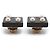 Chanel Pendientes de clip cuadrados Coco Mark Pearl Negro Blanco - vista 6