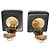 Chanel Pendientes de clip cuadrados Coco Mark Pearl Negro Blanco - vista 8