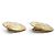 Chanel Boucles d'oreilles clips CC multiples embossées GP Doré - vue 4