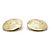 Chanel Boucles d'oreilles clips CC multiples embossées GP Doré - vue 5