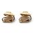 Chanel CC Logo Runde Clip-On Ohrringe GP Golden - Ansicht 4