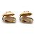 Chanel CC Logo Runde Clip-On Ohrringe GP Golden - Ansicht 6
