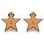 Chanel CC Logo Star Clip-On Ohrringe GP Pink Golden