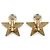 Chanel CC Logo Star Clip-On Ohrringe GP Pink Golden - Ansicht 2