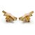 Chanel CC Logo Star Clip-On Ohrringe GP Pink Golden - Ansicht 3