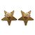 Chanel CC Logo Star Clip-On Ohrringe GP Pink Golden - Ansicht 7