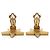 Chanel CC Logo Star Clip-On Ohrringe GP Pink Golden - Ansicht 8