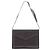 Yves Saint Laurent Vintage Schultertasche mit Cut-out-Besatz Braun Schwarz