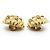 Chanel Vintage Multiple CC Shell Clip-on Ohrringe GP Golden - Ansicht 3