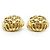 Chanel Vintage Multiple CC Shell Clip-on Ohrringe GP Golden - Ansicht 5