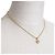 Nina Ricci Collar con colgante de gota de strass NR Dorado - vista 14