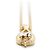 Nina Ricci Collar con colgante de gota de strass NR Dorado - vista 6