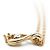 Nina Ricci Collar con colgante de gota de strass NR Dorado - vista 8