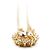 Nina Ricci Colar com pingente de círculo de strass NR Dourado - vista 6