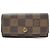 Louis Vuitton Damier Ebene Multicle Schlüsseletui mit 4 Reihen Braun
