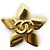 Chanel Spilla Fiore Logo CC GP D'oro - vista 2