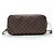 Louis Vuitton Damier Ebene Neverfull MM Brown Red - view 6