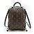 Louis Vuitton Monogram Palm Springs Mini Marrom Preto - vista 2